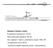 Схема регулировки дожима створки(для WInkhaus)